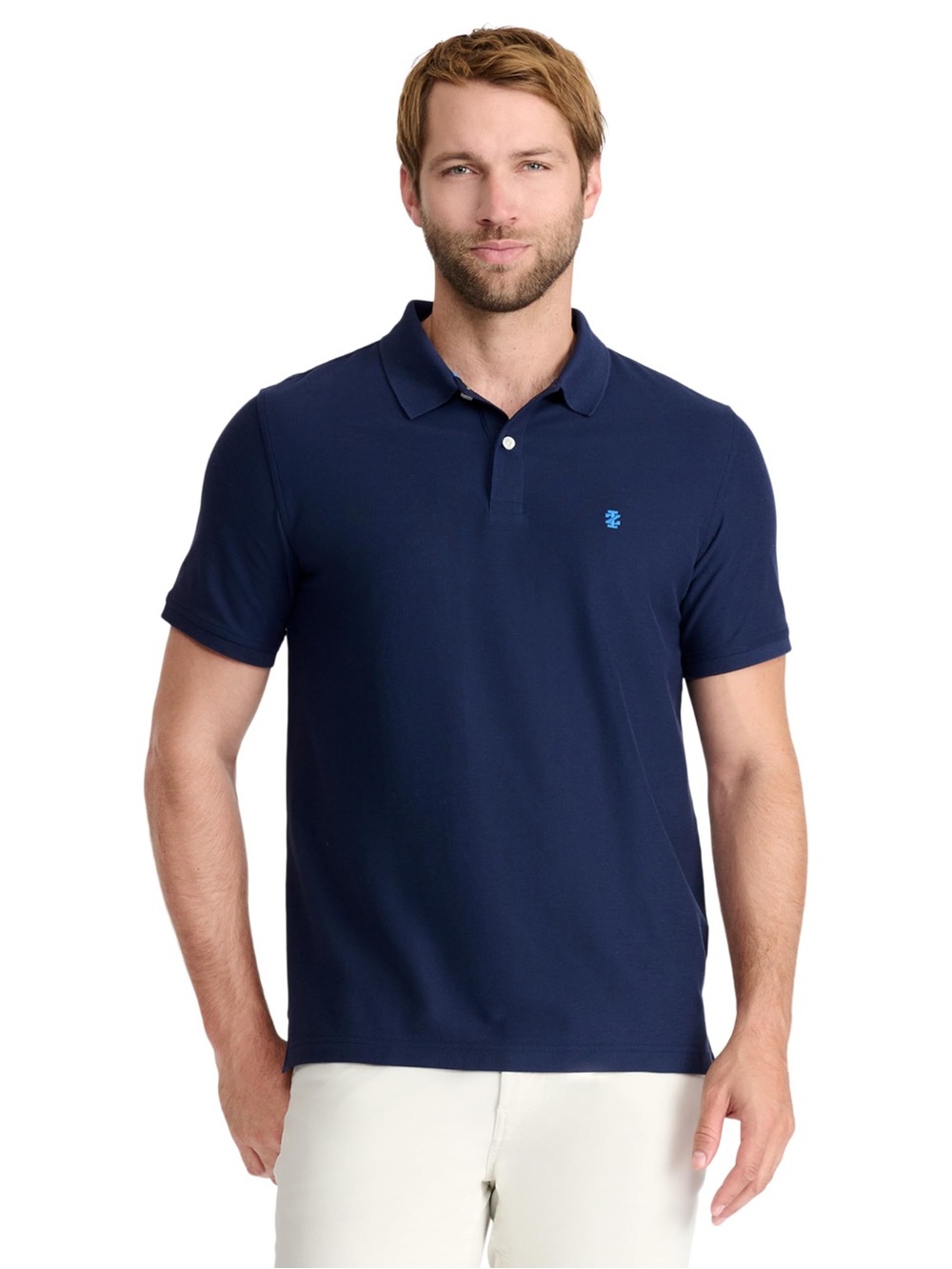 IZOD Advantage Performance Navy Polo — NWT, Small